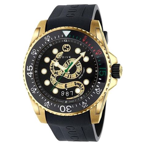 gucci dive watch 136.2|gucci snake watch men's.